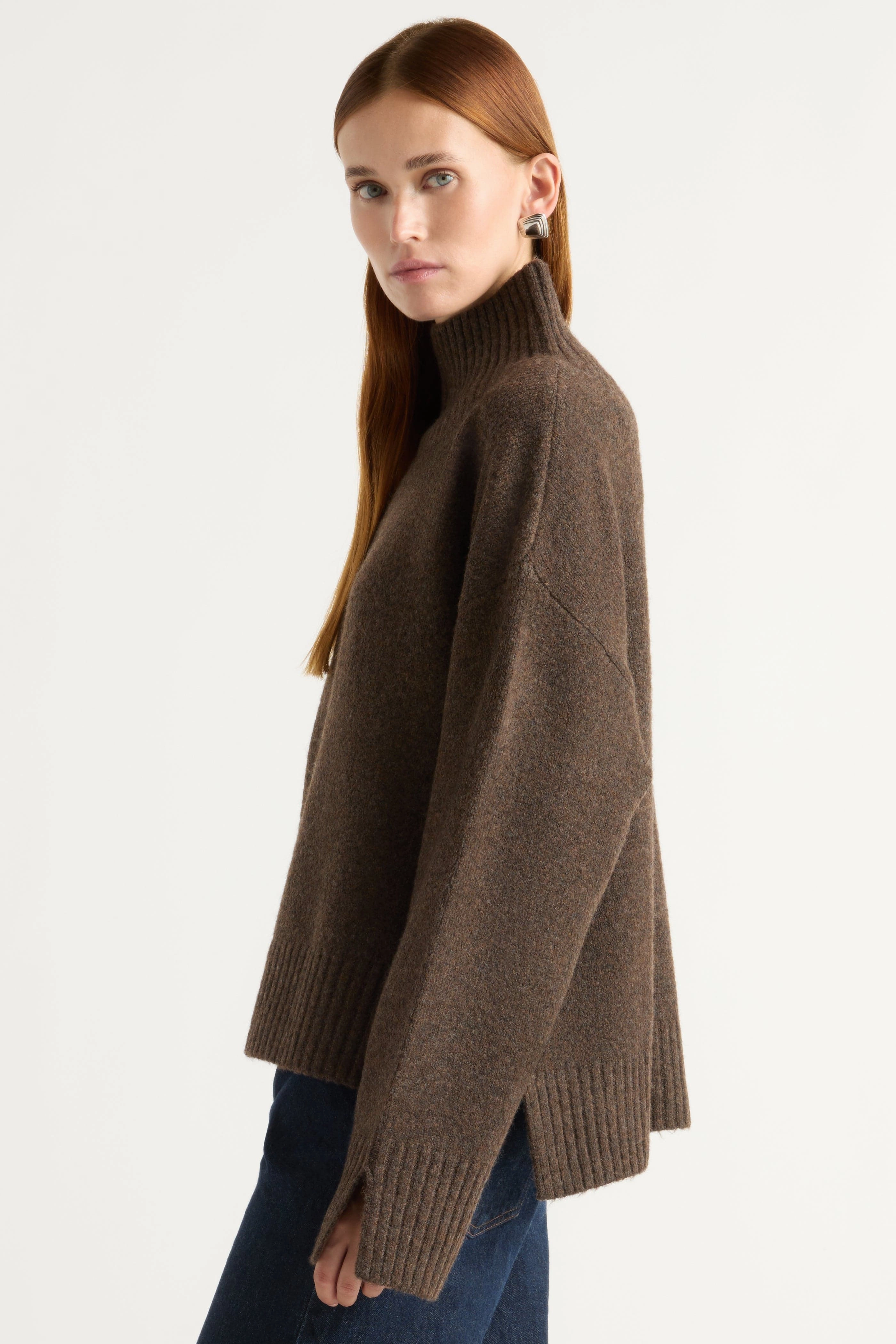 Karlie Oversized Turtleneck Sweater Chill Design Knitwear Design