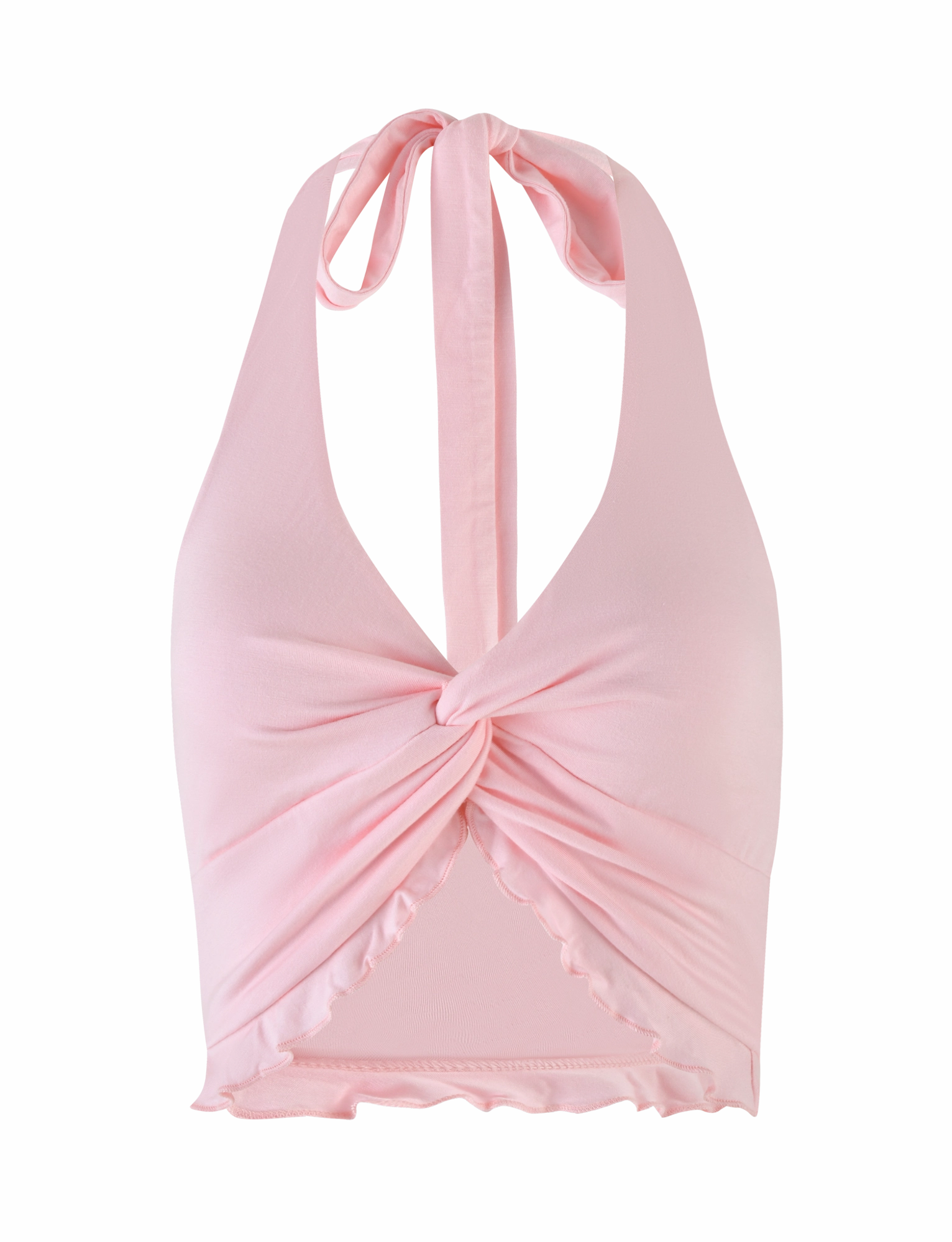 KATYA HALTER TOP - PALE PINK NonScratchSurface