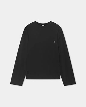 Kazmer - Cotton-Jersey Sweatshirt - Black/Roses Organic Cotton Blend