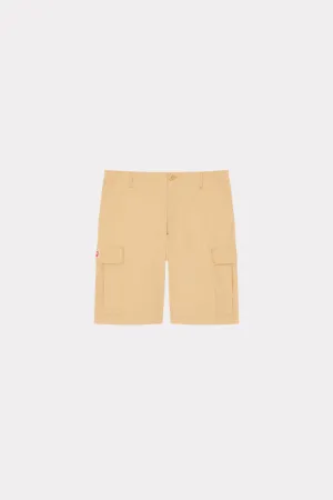 KENZO WORKWEAR CARGO SHORTS, PALE CAMEL
