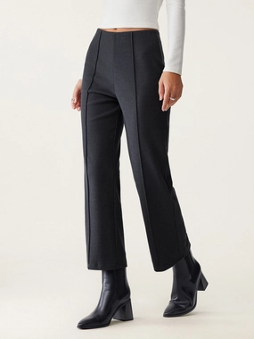 Kickout Pull-On Cropped Flare Pant Carbon Infused Fabric DoubleLayeredKnees