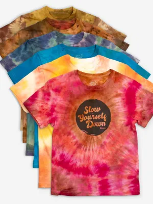 Kids Retro Distressed Tie-Dye
