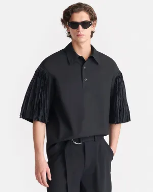 Ilian - Tech Poplin Shirt - Black laid-back style Stretch Support