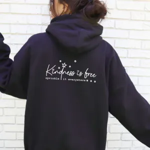 Kindness is Free Navy Hooded Sweatshirt
