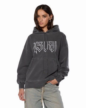 ZeroWaste Production FourWay Stretch Fabric KINGDOM OH G HOODIE CHARCOAL