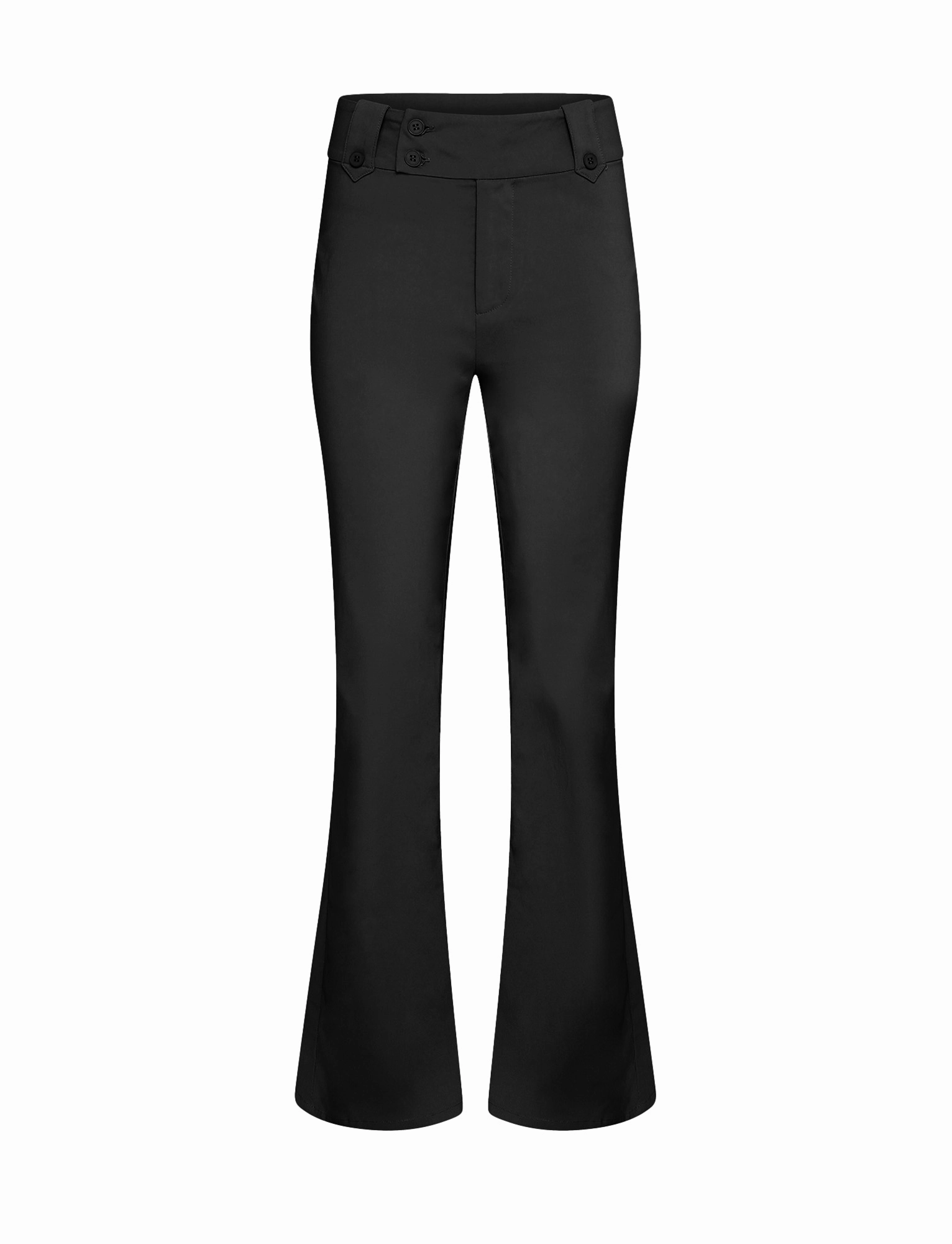 Easy Wear Chilly Weather Comfort KITTIE HIGH RISE PANT - BLACK