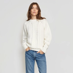 Brady Chunky Cable Knit Sweater Breathable Design