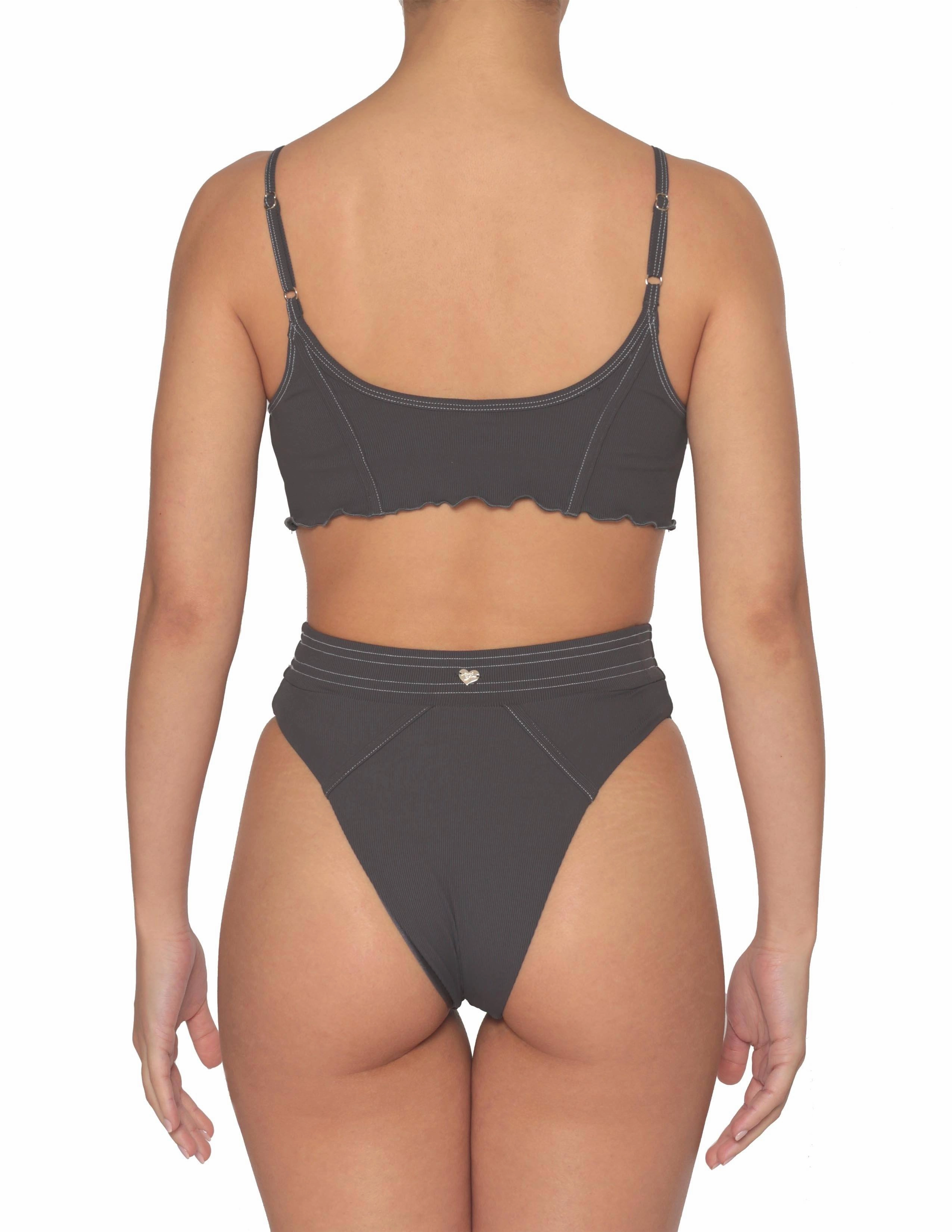 Breathable Construction Smooth Zipper Integration KNOCKOUT TOP | SLATE