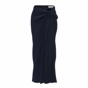 Knot Draped Midi Skirt light colors