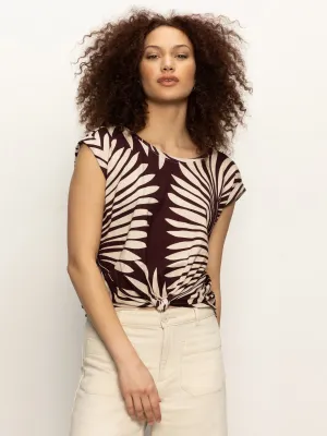 Knotted Muscle Tee Mesa Palm Seasonal Casual