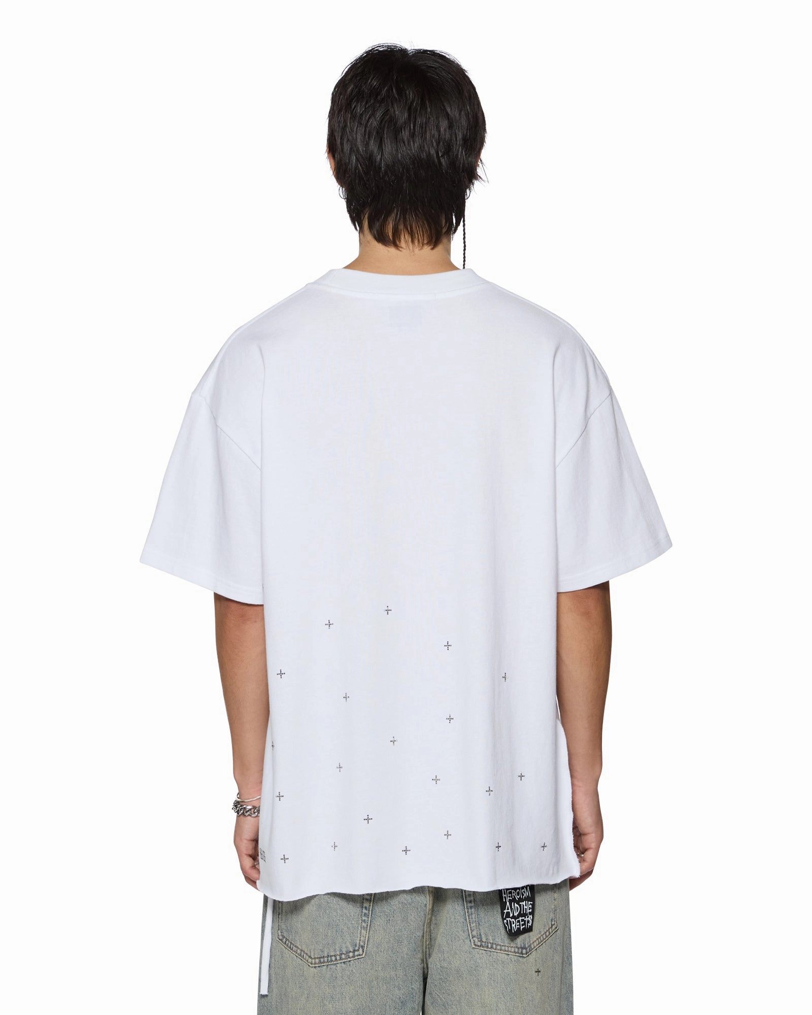 KPLUS EKCESS SS TEE TRU WHITE High Density Fabric Feminine Fit