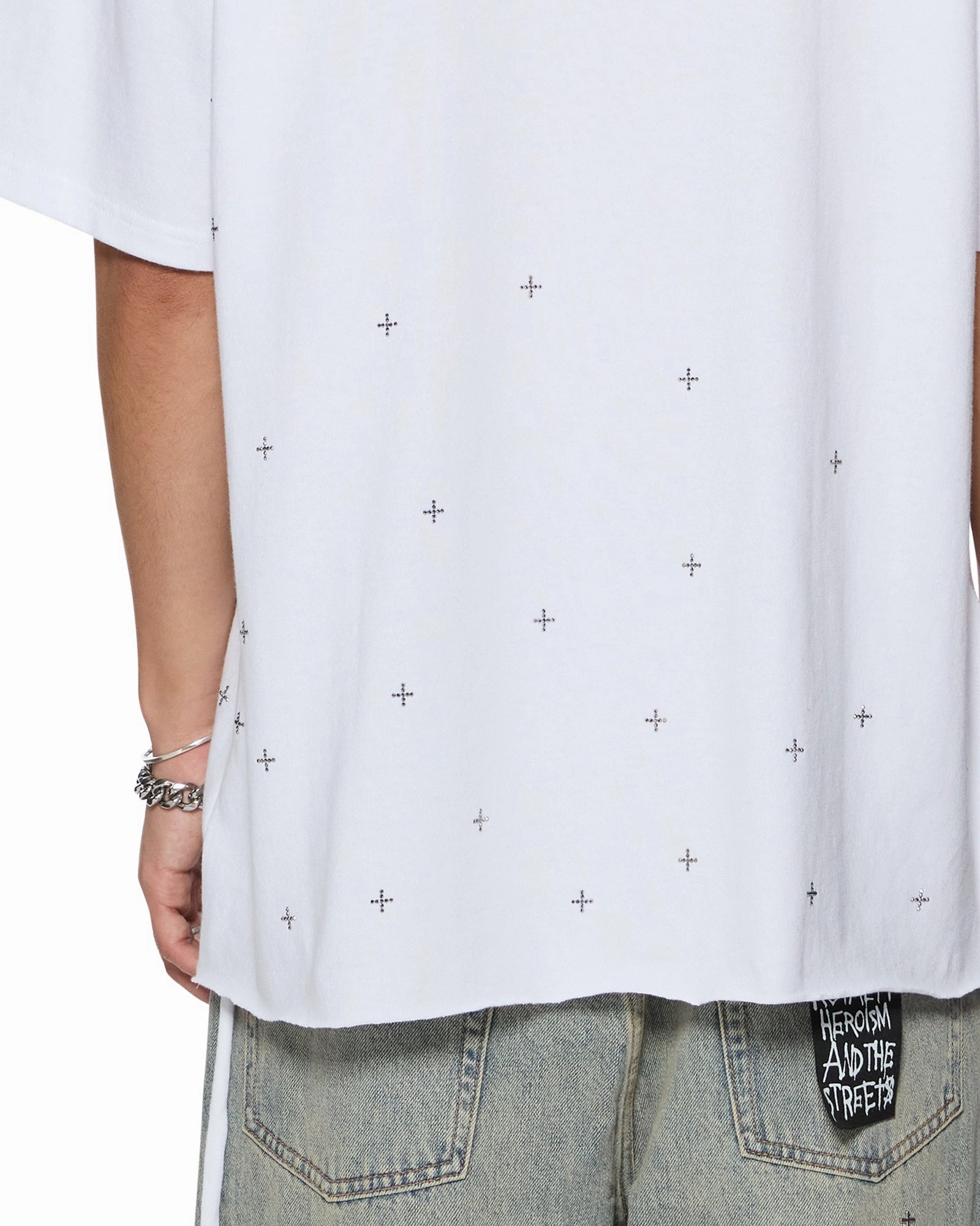 KPLUS EKCESS SS TEE TRU WHITE Stylish Timeless Comfort Wear