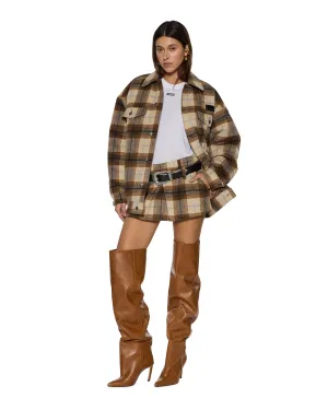 KSUPER TRUCKER JACKET PLAID Casual Classic
