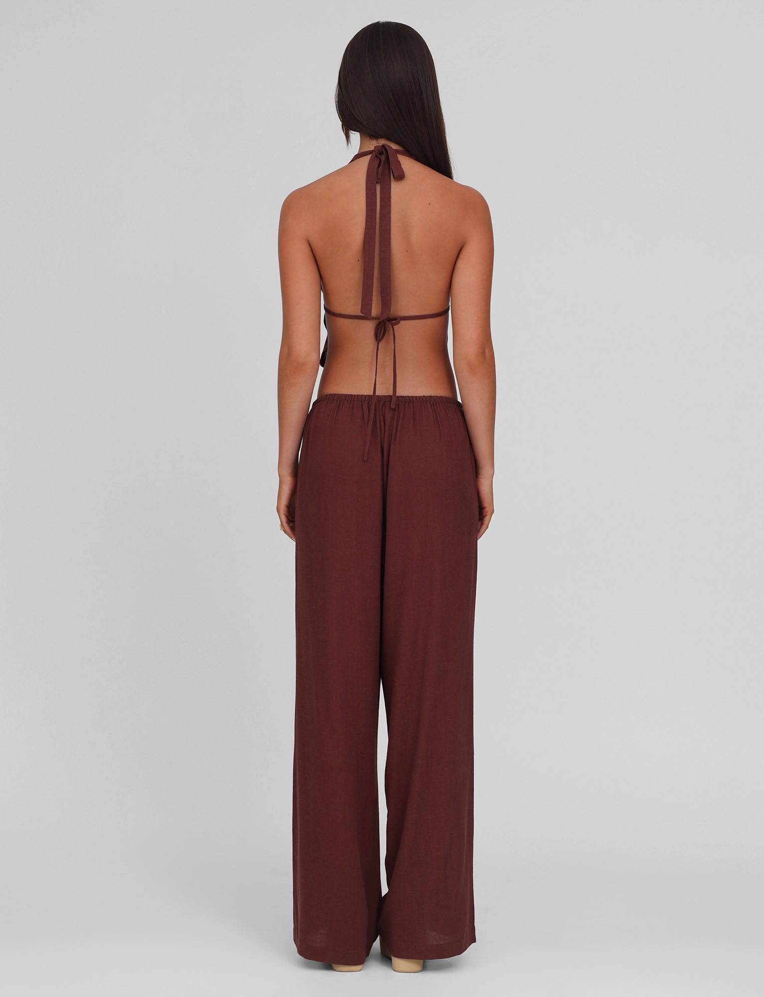 LAINEY PANT - CHOCOLATE RipstopFabric