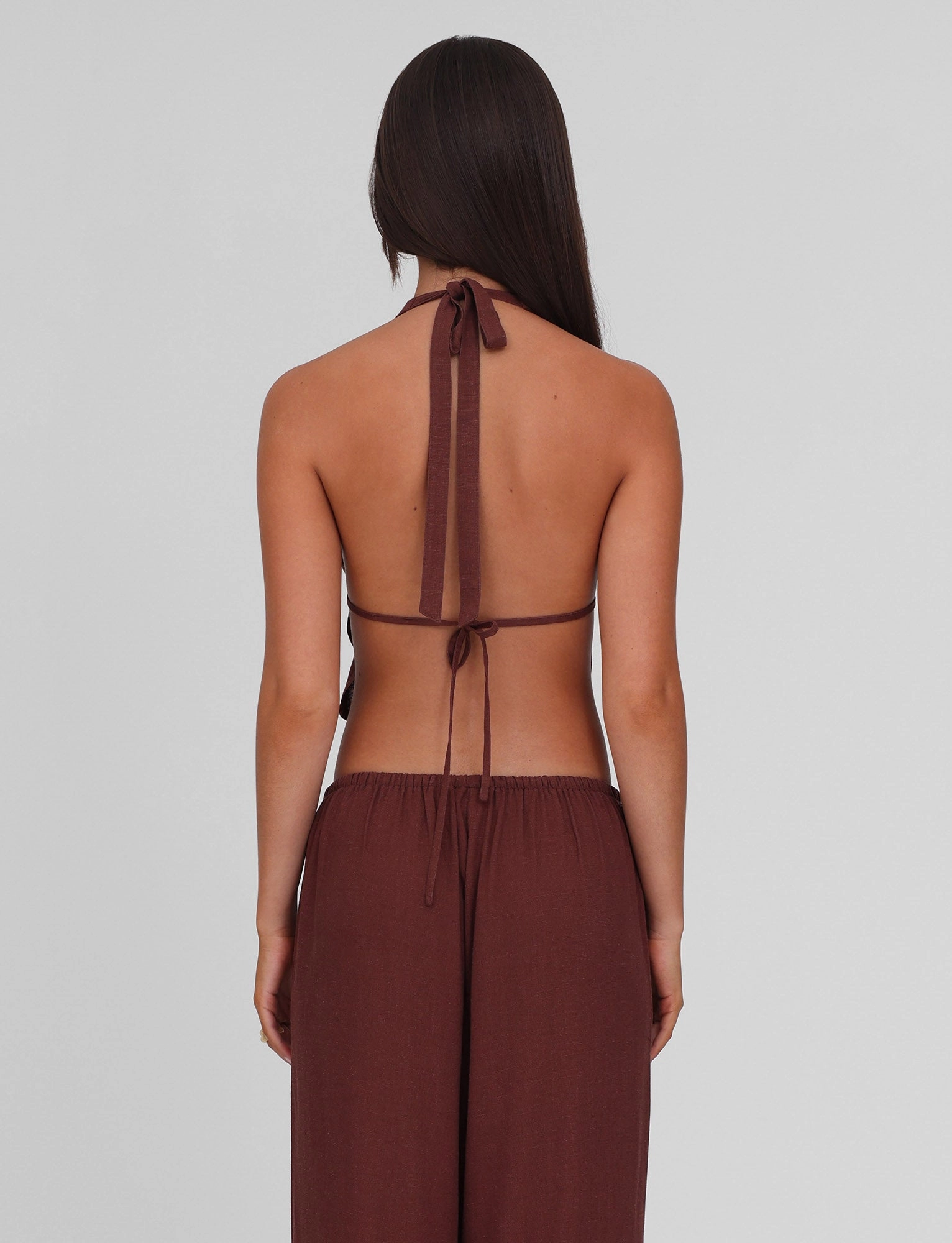 Lightweight Layering Option LAINEY TOP - CHOCOLATE