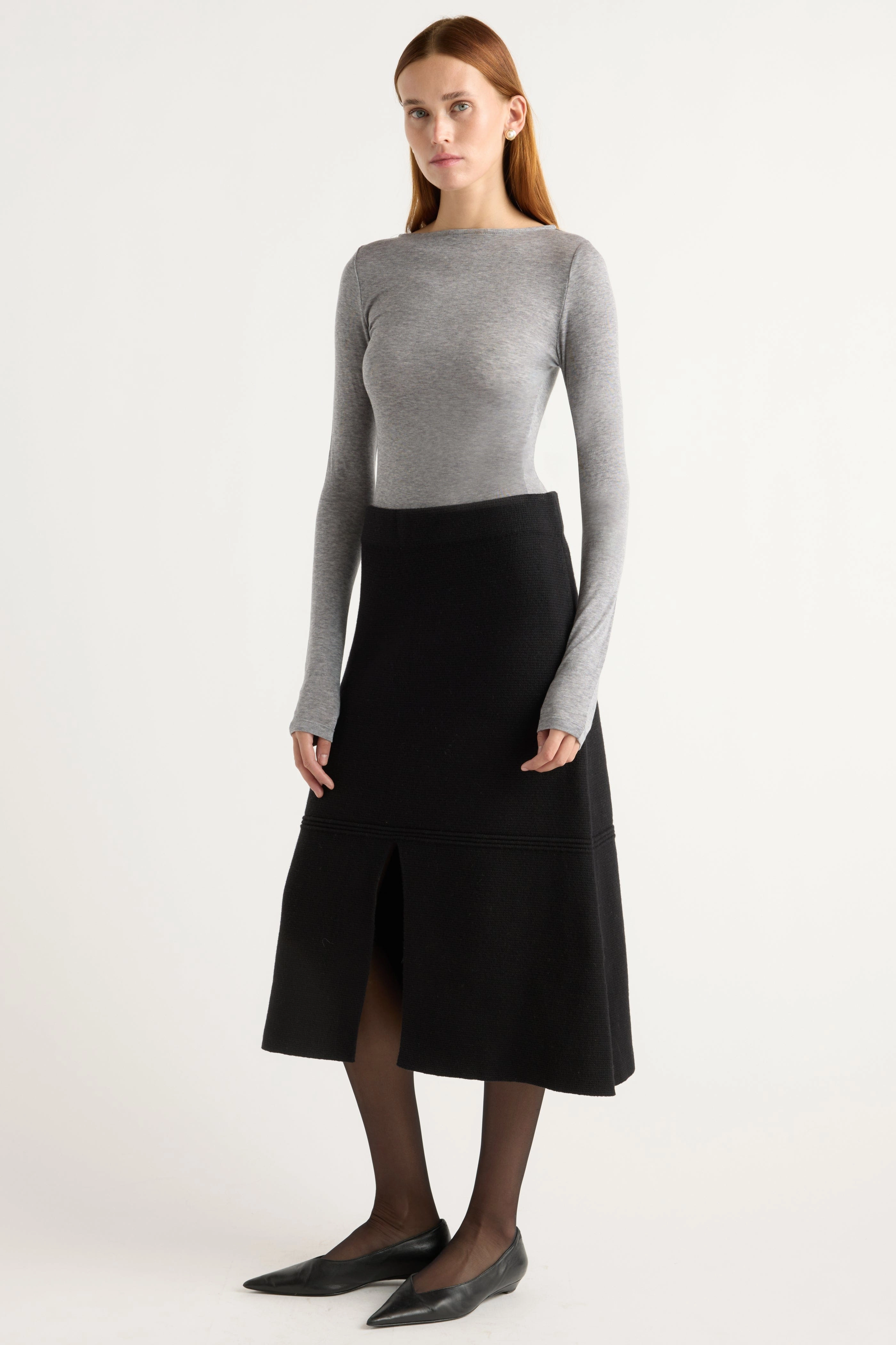 YarnBlend Biodegradable Fiber Lana Tencel-Wool Semi-Sheer Tee