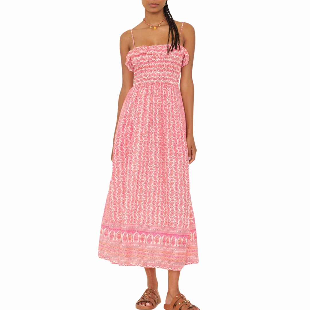 Flattering Waistband Bright Vibe Larkin Dress
