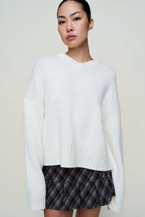 Joni Cashmere V-Neck Jumper EcoCertified Wool Blend