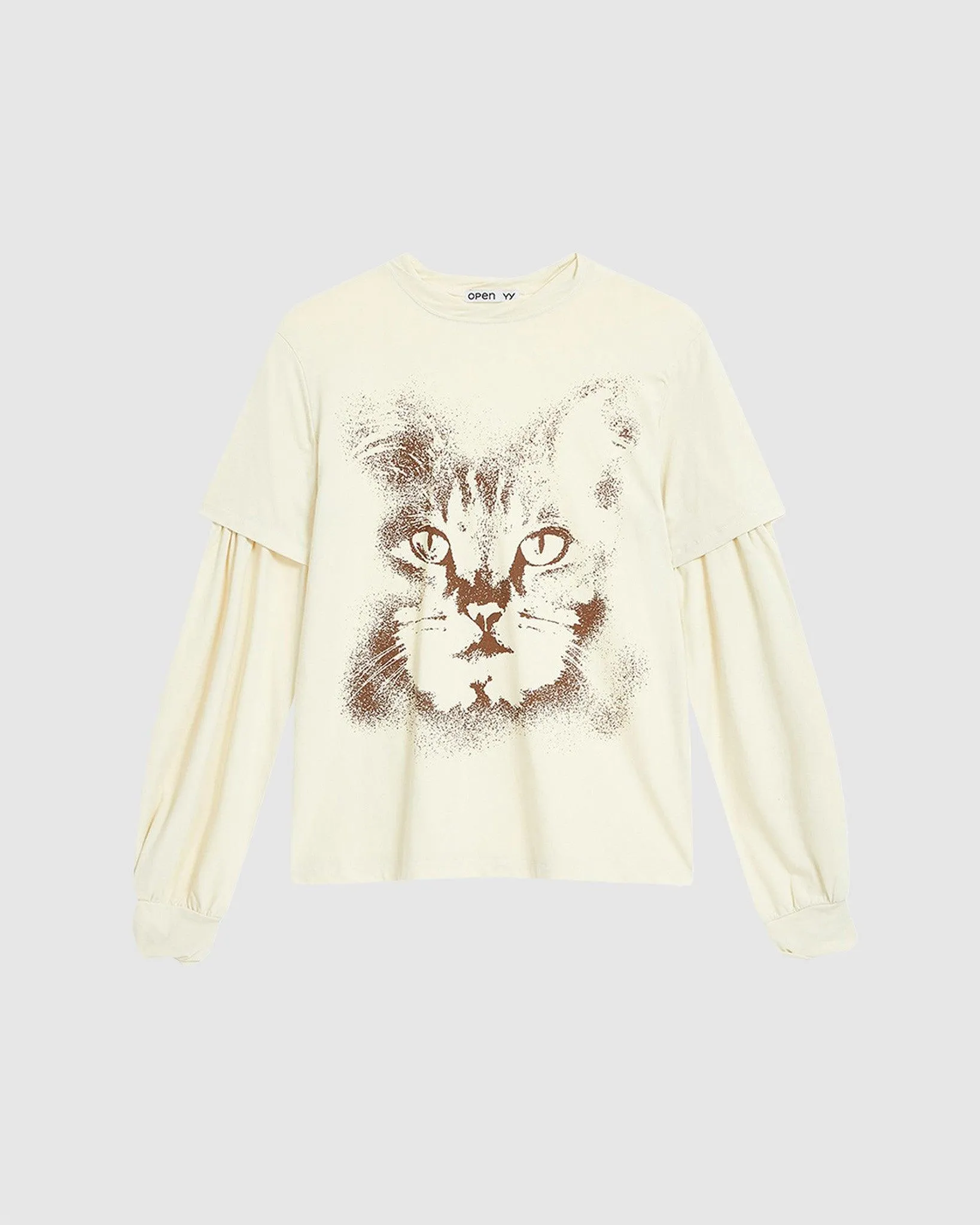 Layered Cat T-Shirt