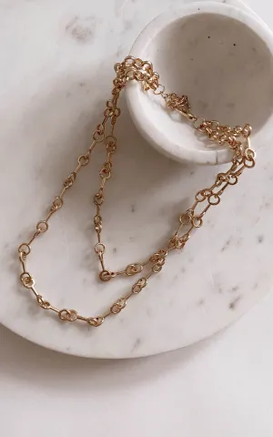 Layered Chain Link Necklace