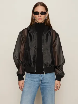 Shane Organza Bomber Black Low Profile Weekend Style