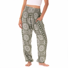 Distressed finish Comfort Stretch Tuscany Harem Pants