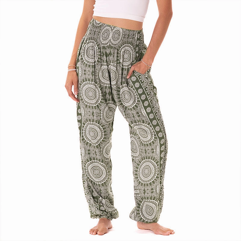 Distressed finish Comfort Stretch Tuscany Harem Pants