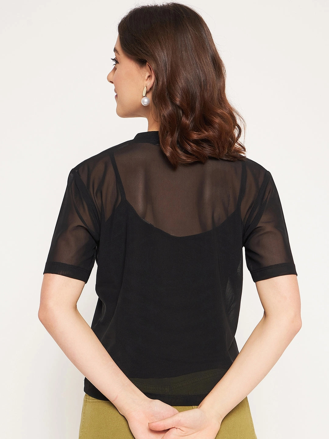 Bound Edges Madame Black Disney Print Top