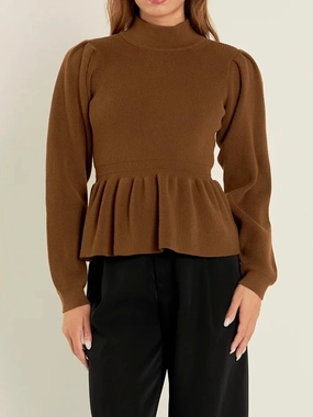 McKenzie Peplum Sweater Sweater Pilling Prevention Tips Modern Texture