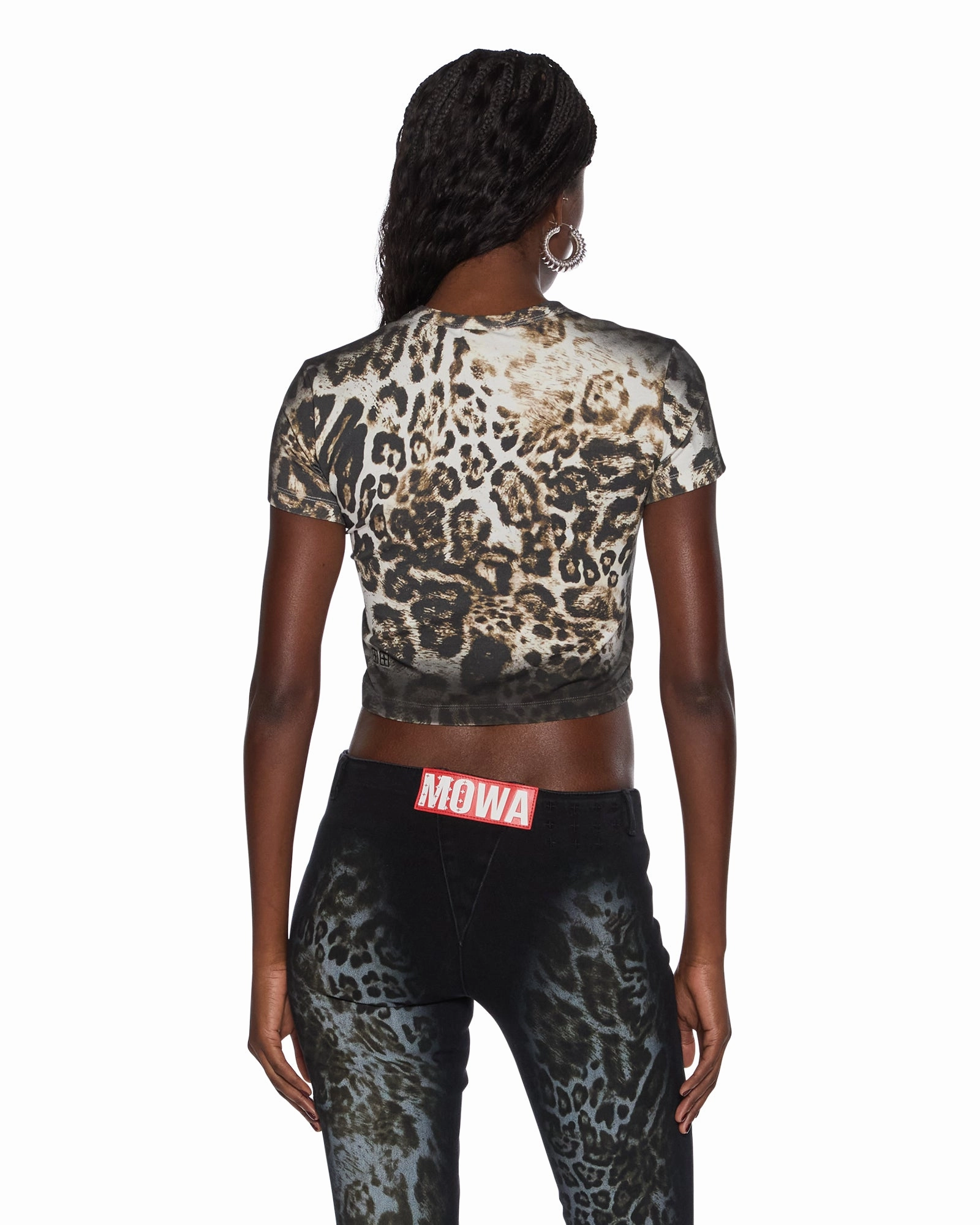 HeavyweightThermal MOWALOLA BABY TEE CHEETAH