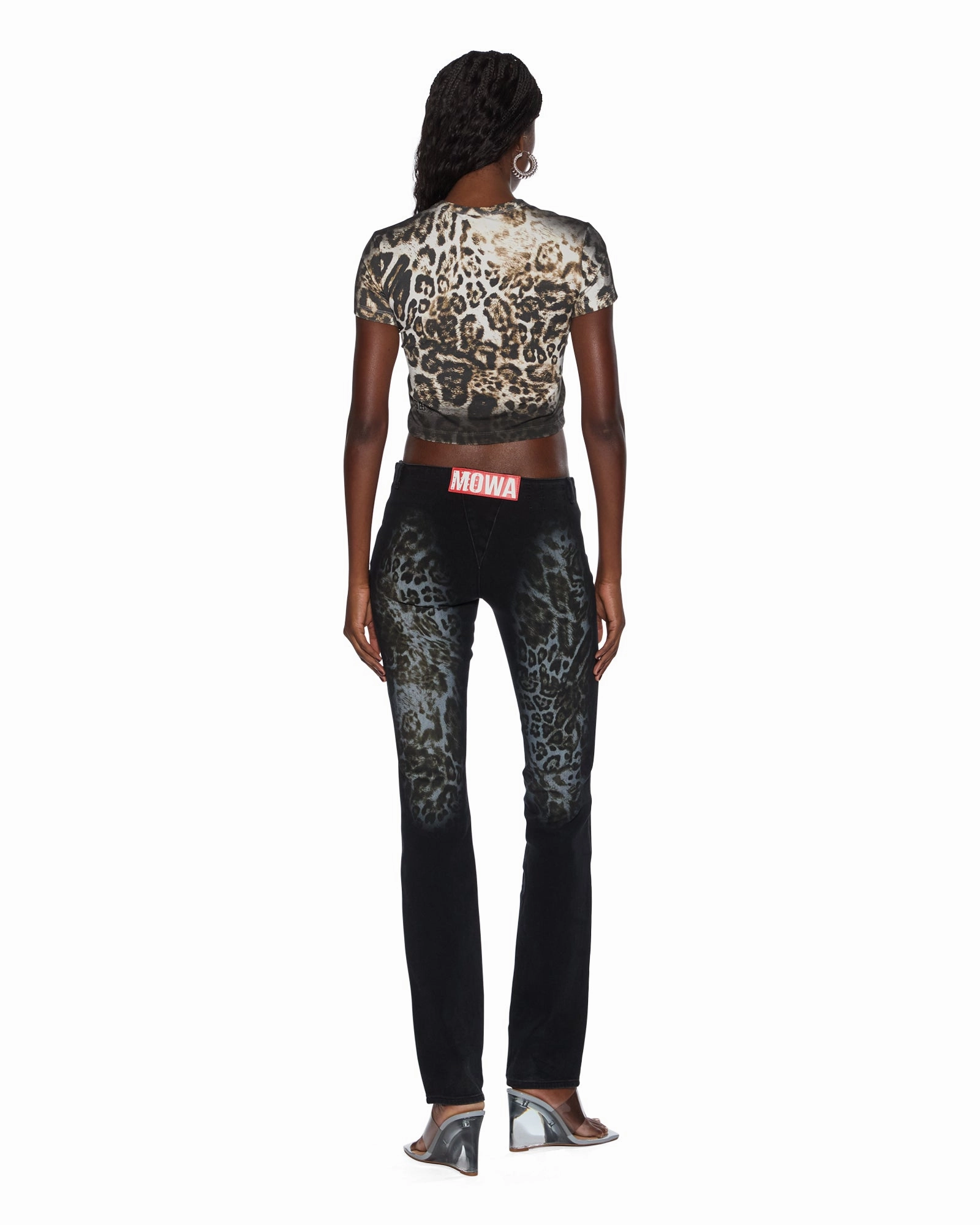 WaterRepellent Coating LaserCutVents MOWALOLA BABY TEE CHEETAH