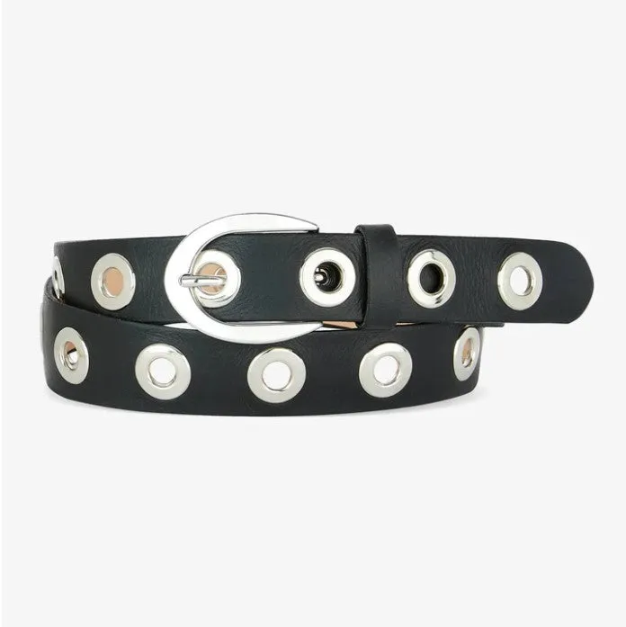 Leah Black/Silver Belt