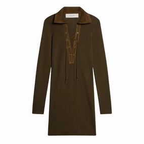 Bright Appeal Easy Vibe Leather Detail Mini Dress