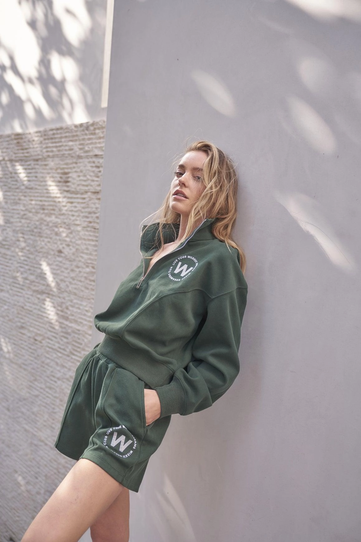 Leisure Half-zip Sweatshirt Luxe style refined design