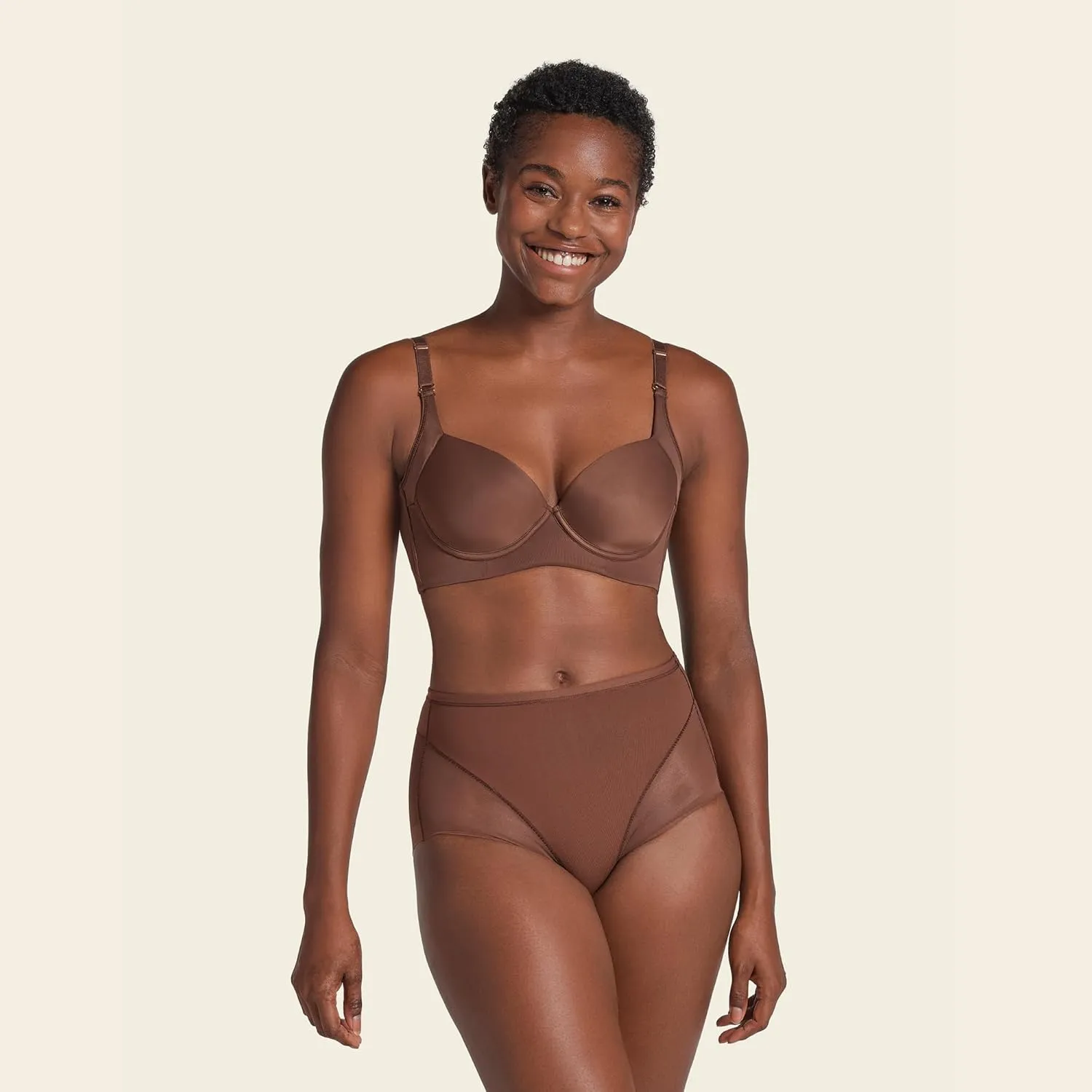 Leonisa Invisible High Waisted Tummy Control Underwear - Shapewear Panties For Women