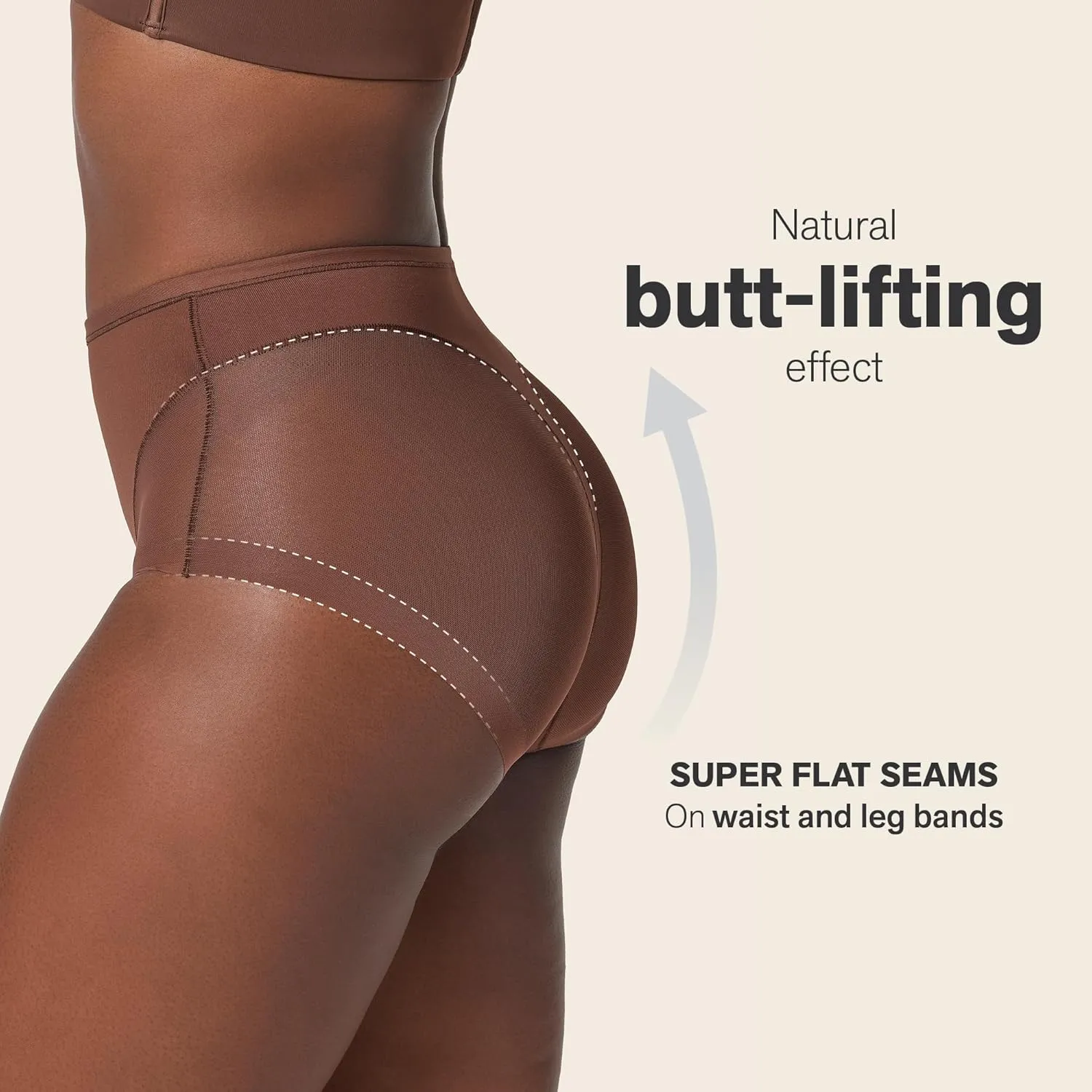 Leonisa Invisible High Waisted Tummy Control Underwear - Shapewear Panties For Women