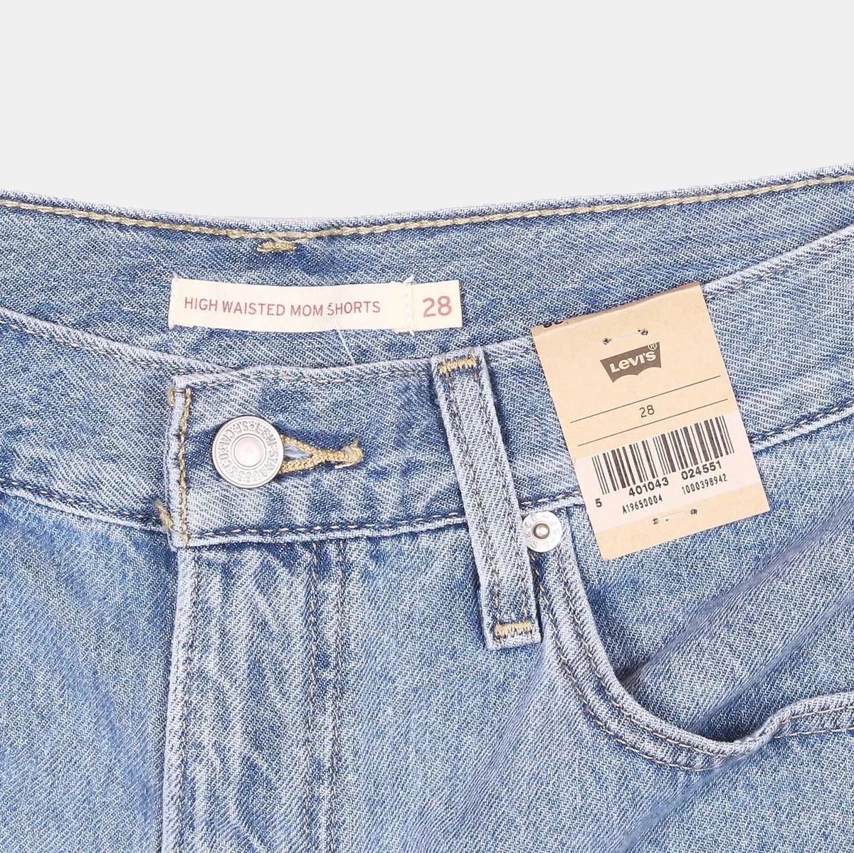 Levi’s High Waisted Mom Shorts Denim