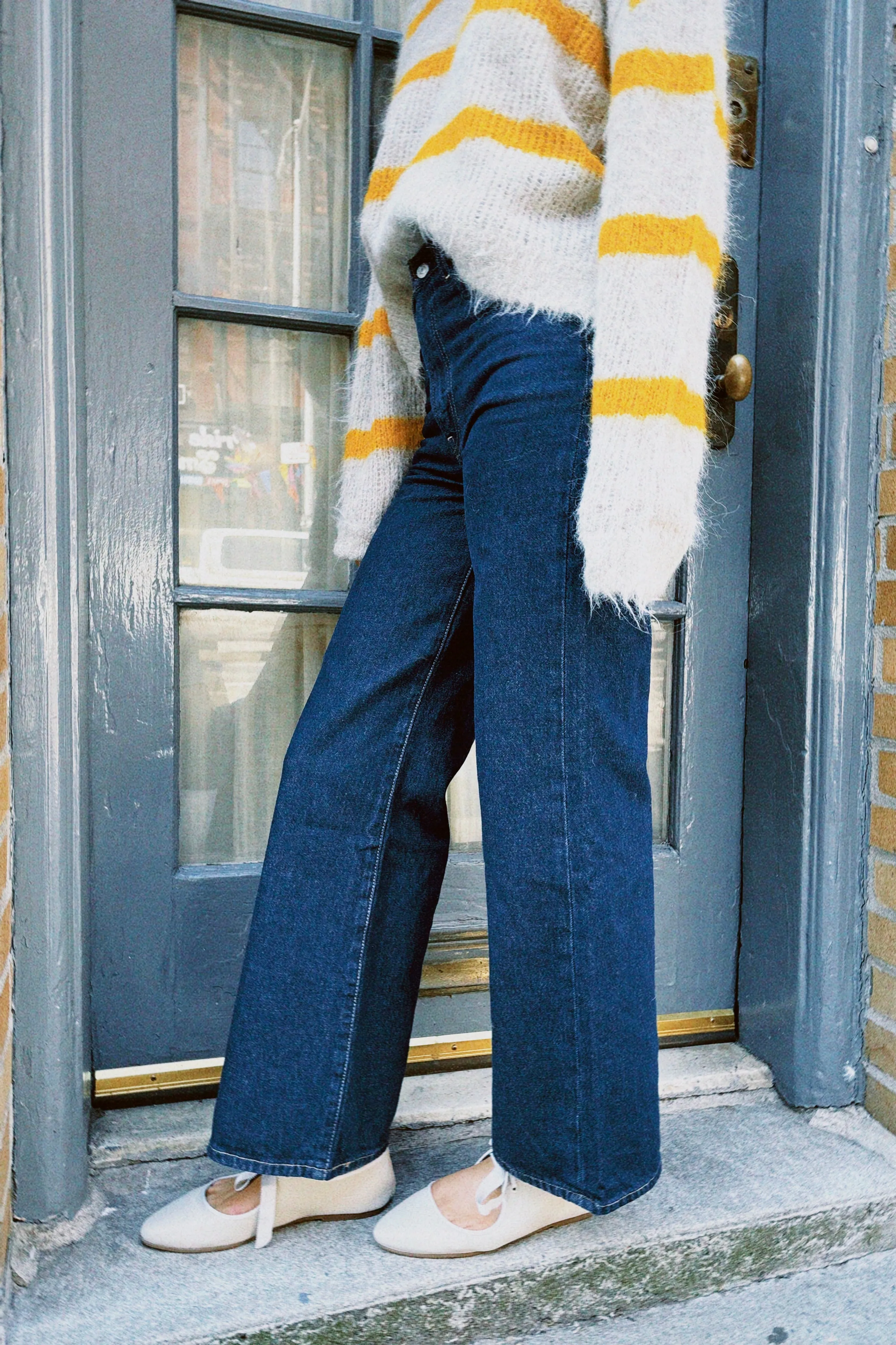LEVIS RIBCAGE WIDE LEG JEAN