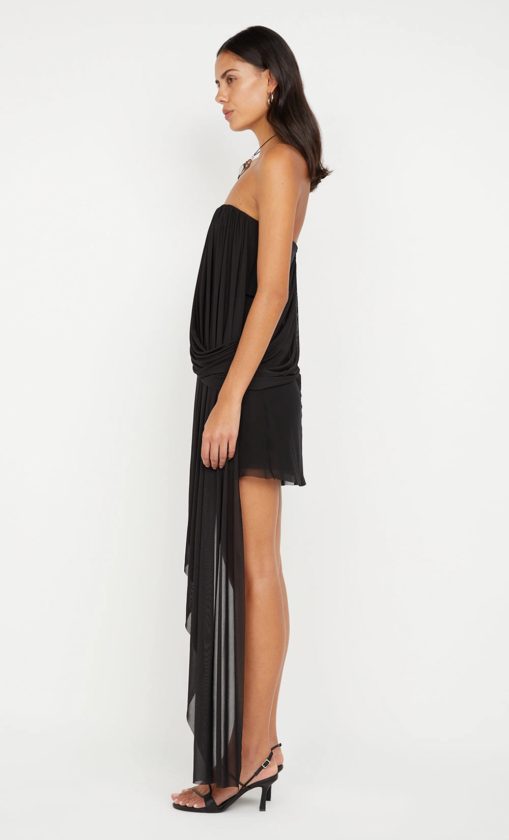 DANKA STRAPLESS MINI DRESS - BLACK Balanced feel Weekend Feel
