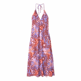 Lilac Fire Maggie Halter Dress Drawstring-Closure