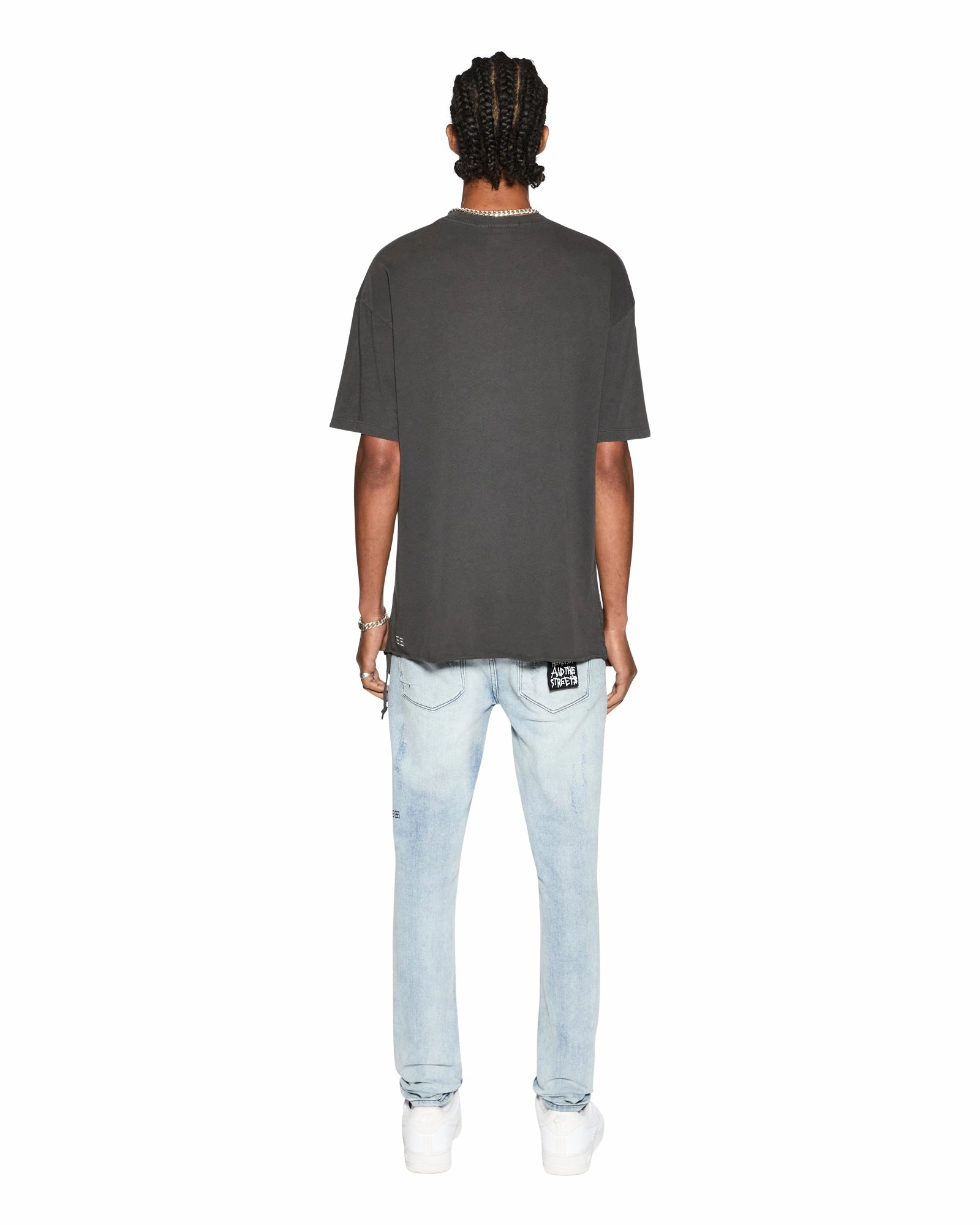 BIGGIE SS TEE BACK TO BLACK All Day Wear Anti Shrinkage Treatment