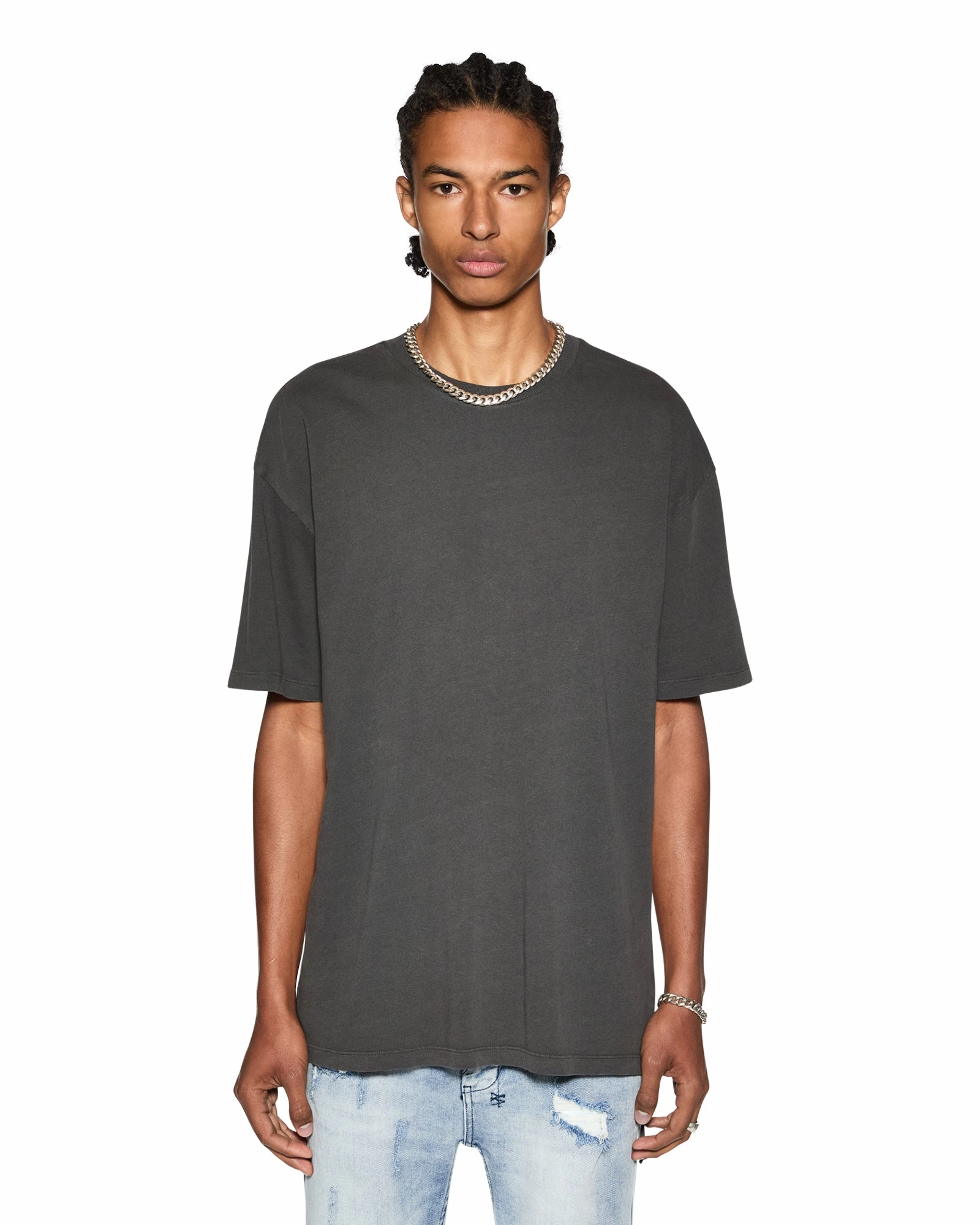 BIGGIE SS TEE BACK TO BLACK Elderly Comfort Loose fitting comfort
