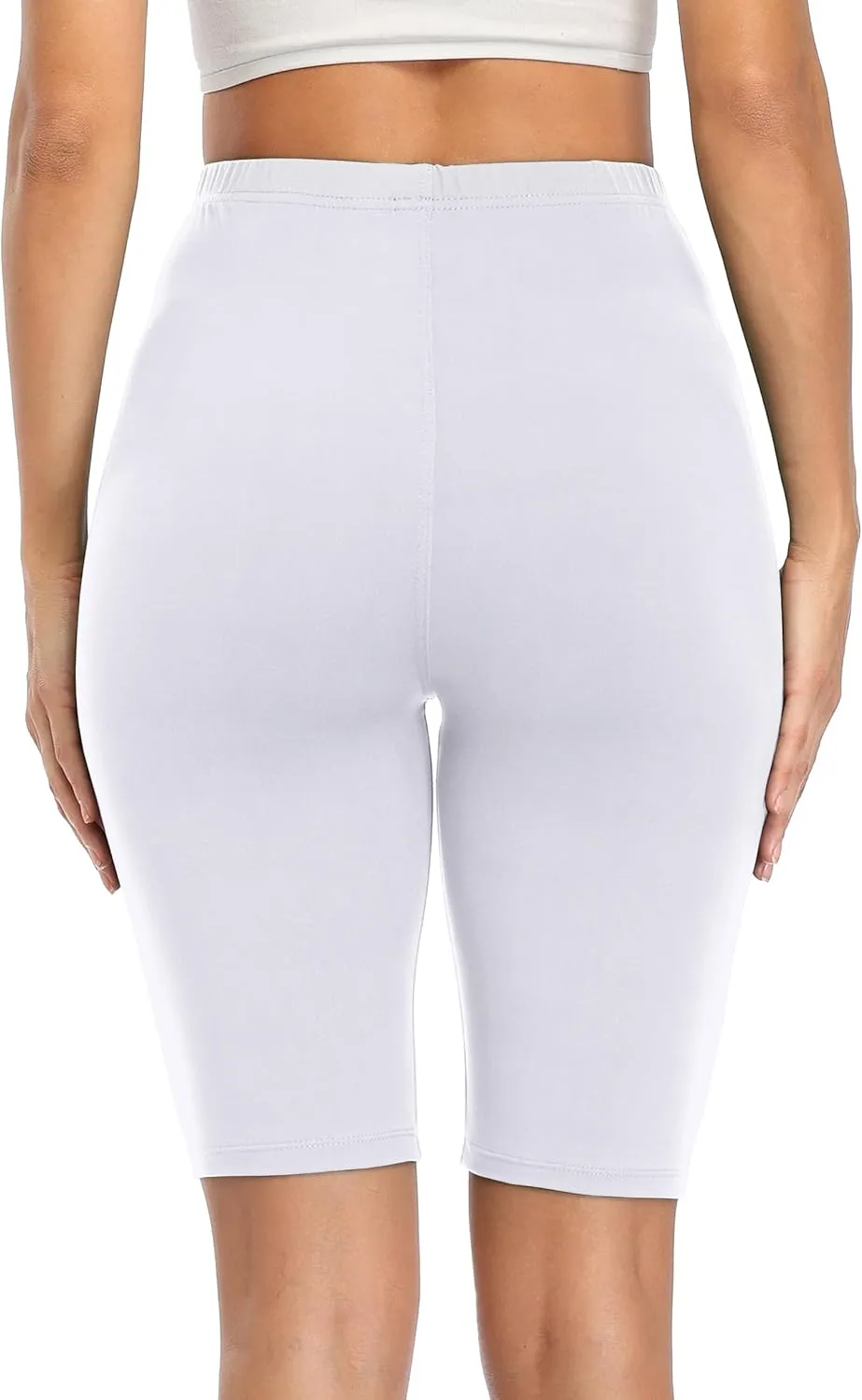 LIGHTBACK Women's Slip Shorts High Waist Stretchy Yoga Pants Under Dress Shorts Anti Chafing Short Leggings