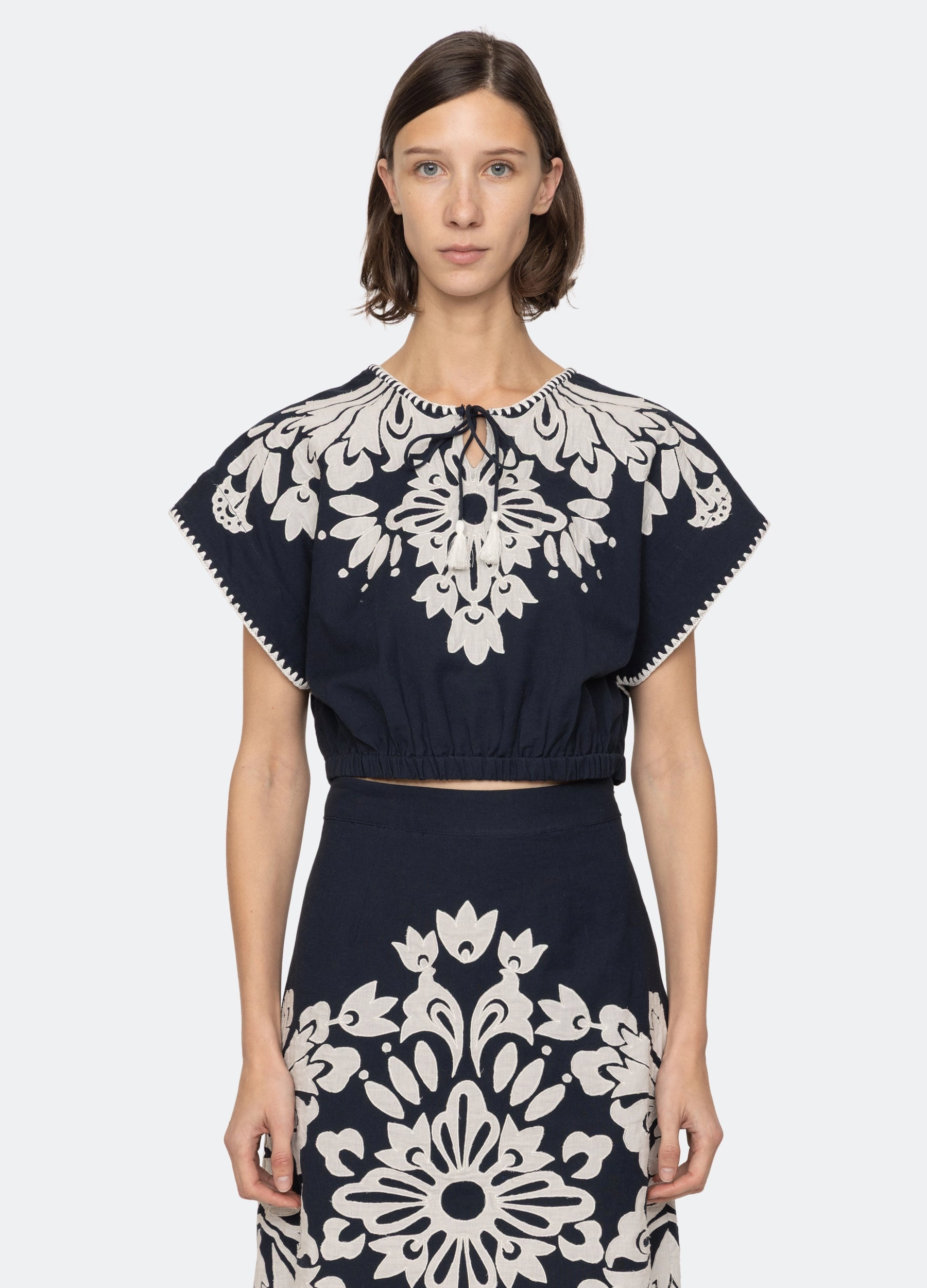 Zero Waste Production Label FadeResistant Dye Liliana Top