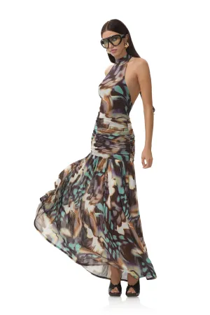 Elegant Appearance Cromwell Dress - Feather Swirl