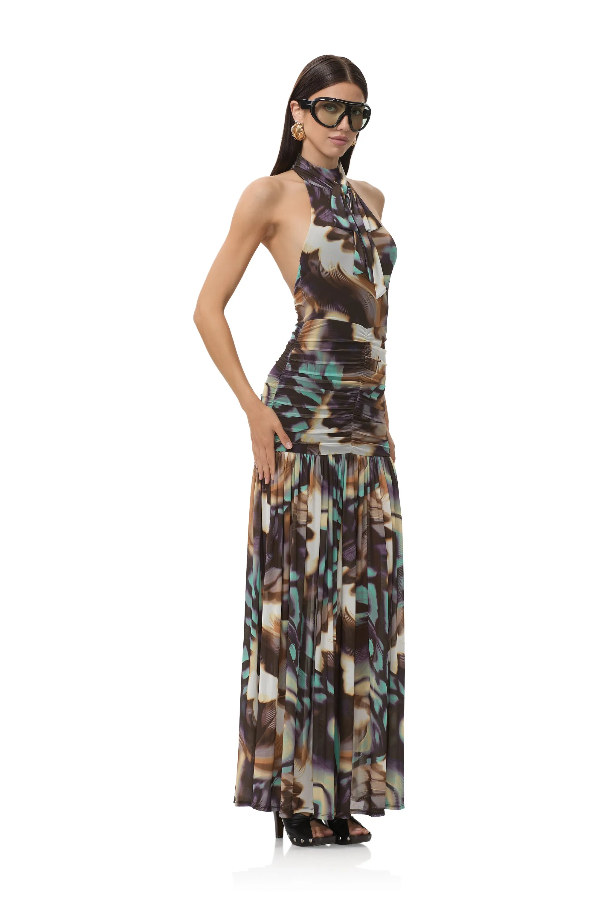 Cromwell Dress - Feather Swirl Brunch Outfit Layer Ready