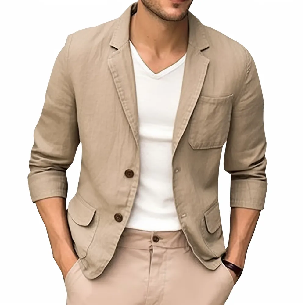 Linen Jacket with Jeans Men