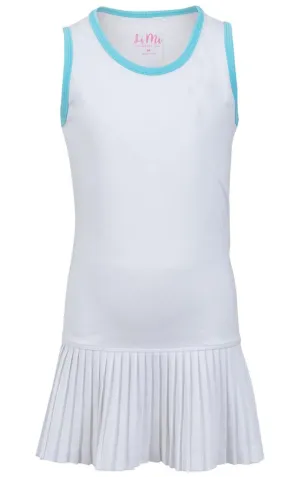 Little Miss Tennis Girls` Mini Pleat Tennis Dress
