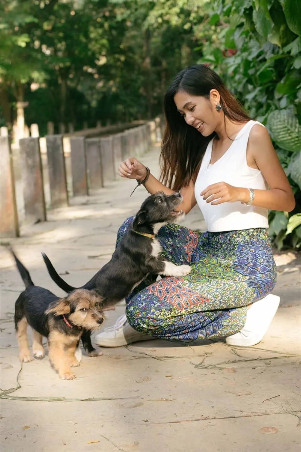 LOFBAZ Yoga Harem Hippie Pants for Women S-4XL Plus Boho Clothing PJ Elephant