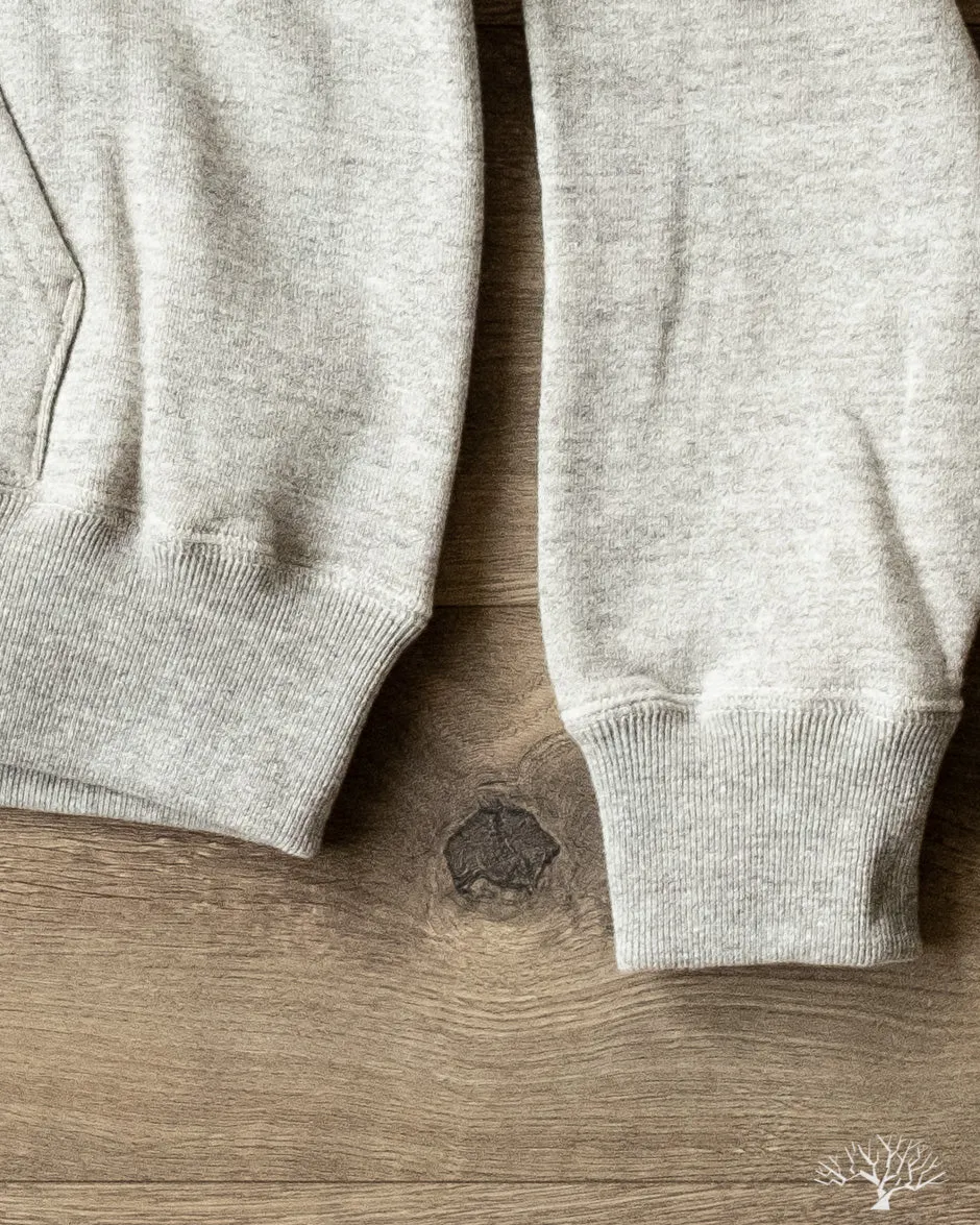Loopwheel Hooded Sweatshirt - Heather Grey